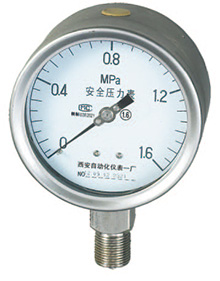 YQHA-107安全型全不锈钢压力表